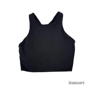 Athleta Black Conscious Cropped Tank Top Size Medium